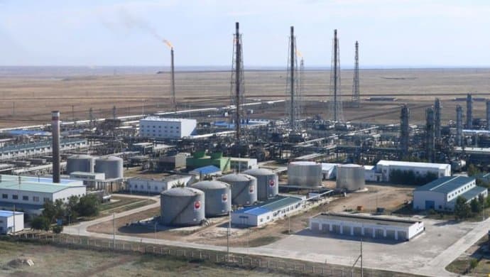 Установка комплексной подготовки газа на месторождении Кожасай
